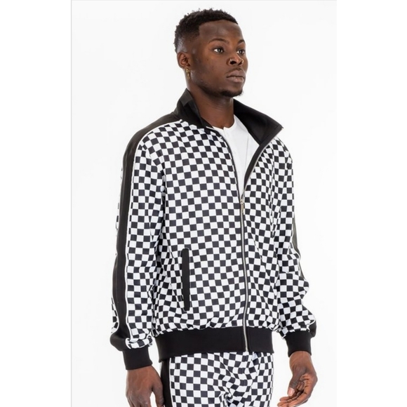 Men's Checkered Jacket - Picture 2 of 4